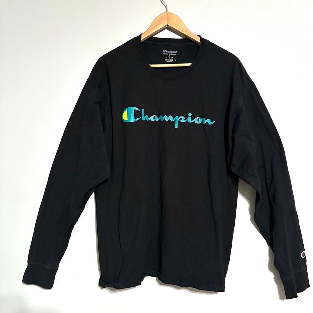 Champion Men’s size XL Black Long Sleeve Shirt